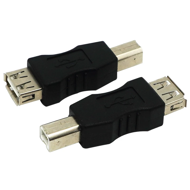 USB ذكر إلى طابعة أنثى 3.0 واجهة موصل AF إلى BM محول للطابعة موصل صغير محمول أسود للطابعة