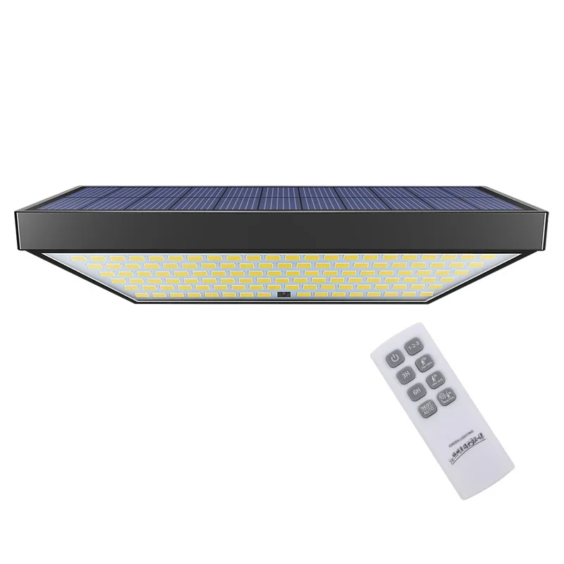 COLIN Outdoor Solar Wall Flood Light Menselijk lichaam inductie met afstandsbediening Waterdichte IP65 LED voor binnenplaats veranda lamp