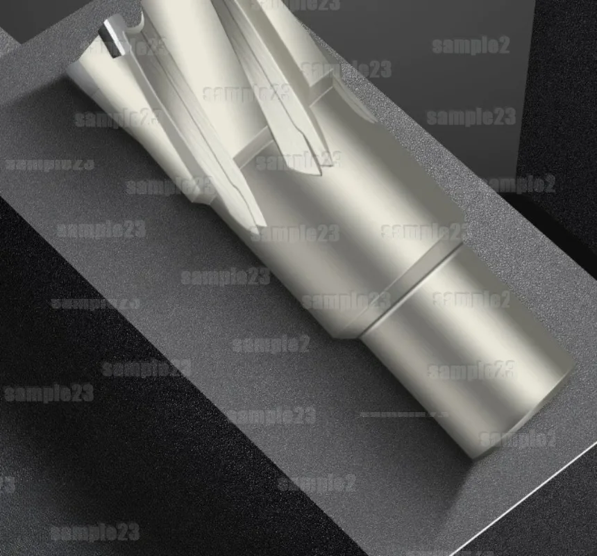 Carbide TCT Core Cutter Magnetic Drill Bit Annular Cutter Bit Straight Shank Drill Holes Metal Alloy Thick Steel Plate 12-60mm
