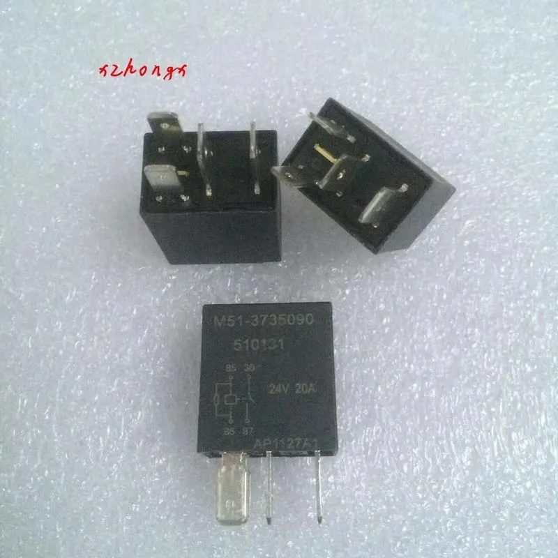 M51 V3735090 authentic 510131 Automobile Relay 24V 20A 4 foot position