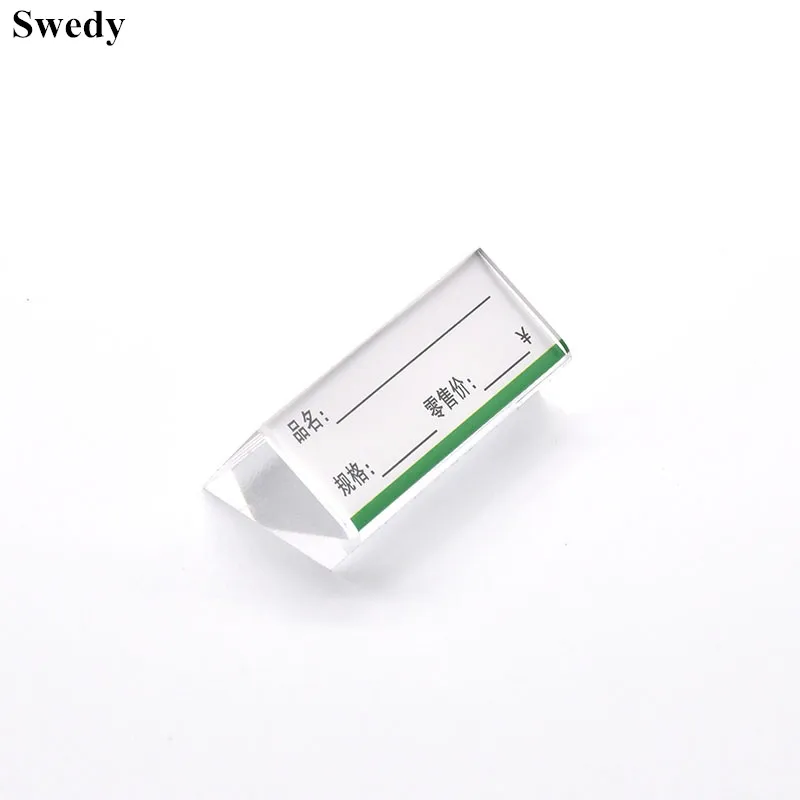 50x25mm Mini Table Acrylic Sign Holder Display Stand Small Table Name Card Holder Menu Price Label Paper Tags