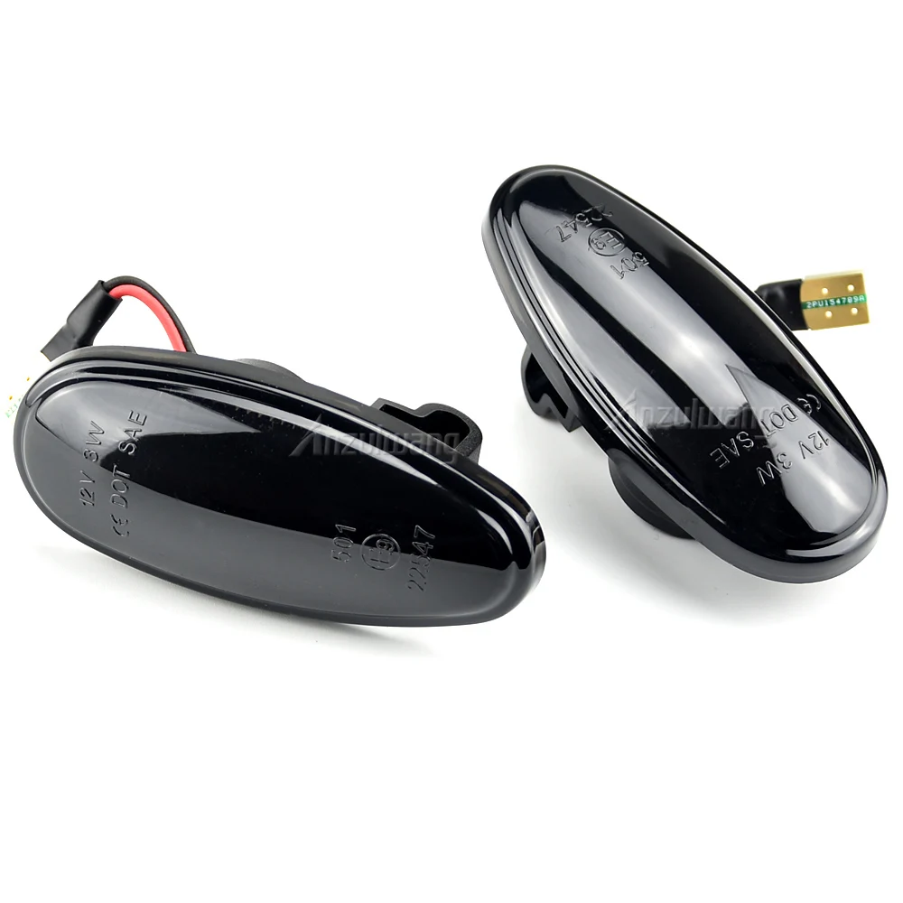 

2Pcs For Mitsubishi Outlander Lancer Freeca I-Miev Pajero Galant Space Eclipse LED Side Marker Lamp Fender Turn Signal
