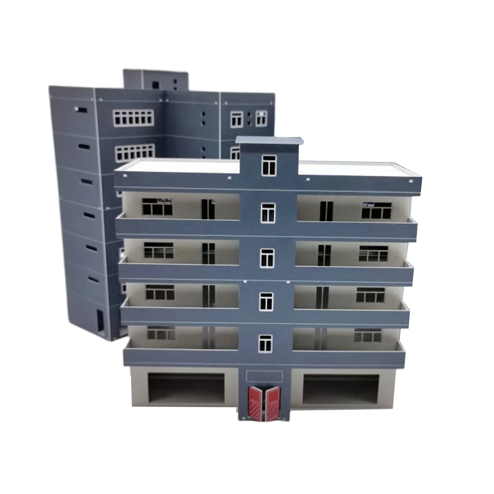 DIY 1:100 Architectural model material school teaching building sand ABS material production assembly building toy for kids gift