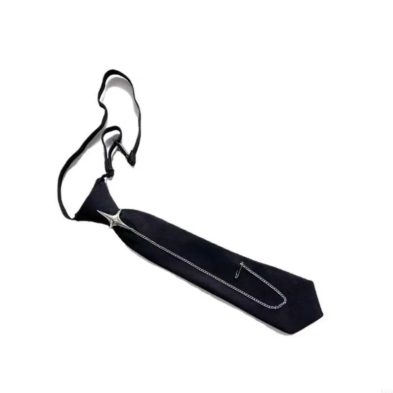 ربطة عنق L5YA للرجال من سلسلة دبابيس مربوطة مسبقًا للمدرسة والتجمعات الاجتماعية #3