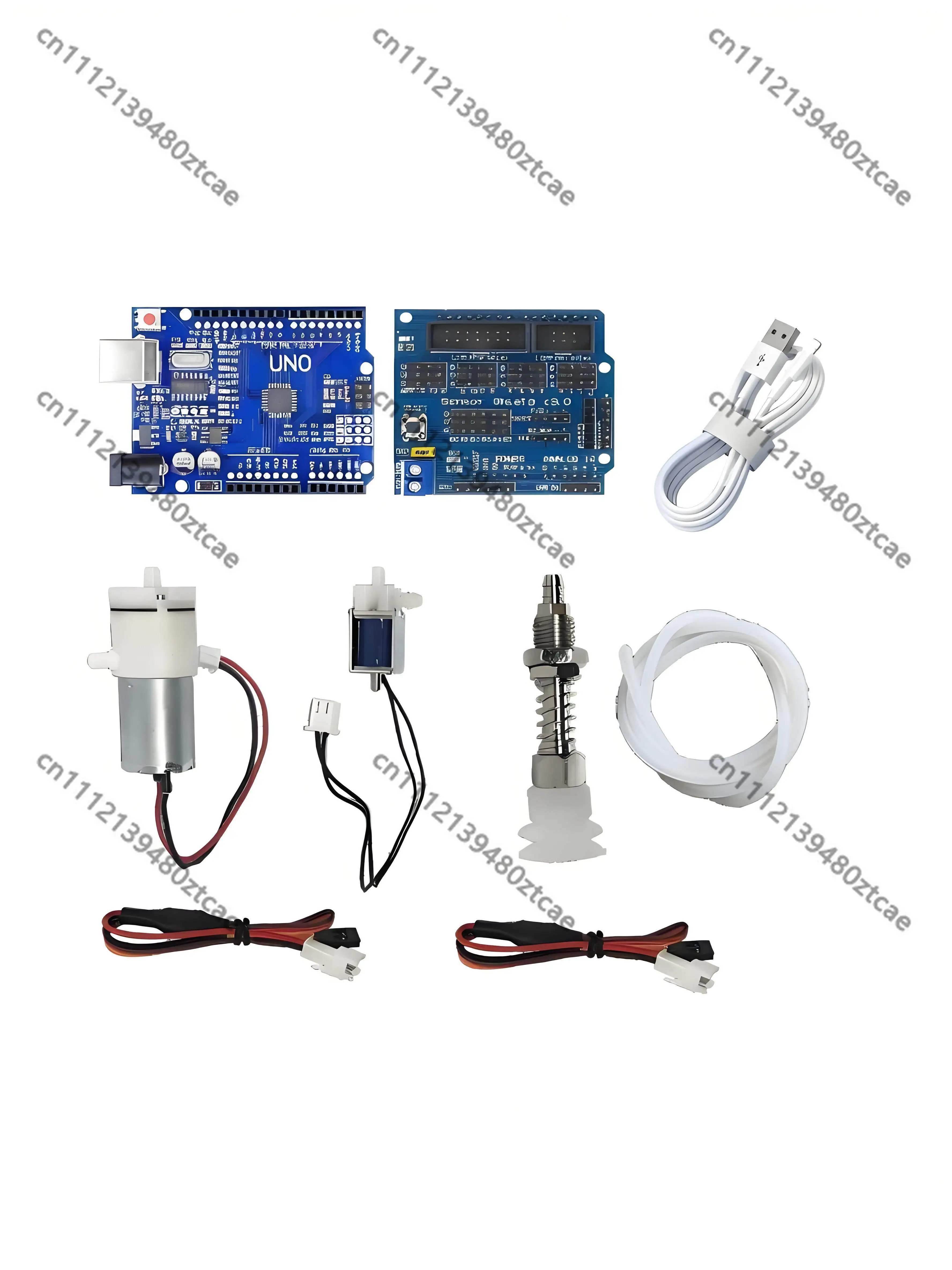 Multi‑Purpose Vacuum Pump & Suction Cup for UNO R3 Robotic Arm, Compatible with Arduino for DIY Projects