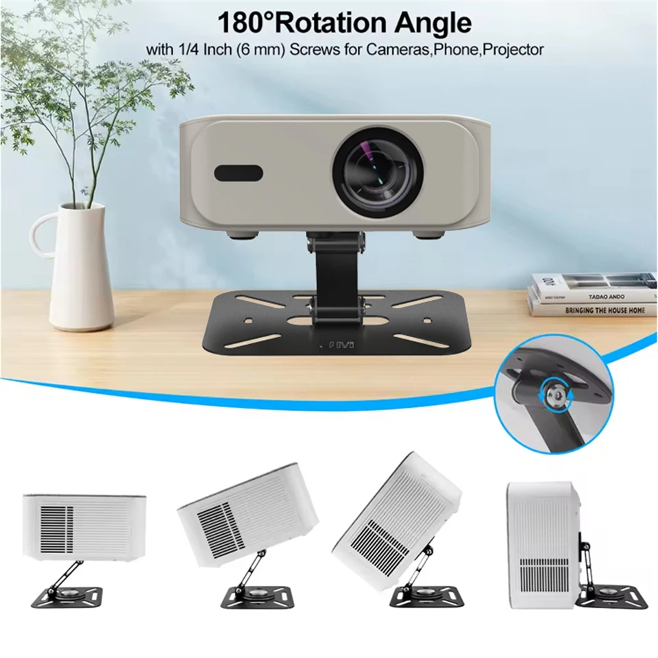 New Household Portable Projector 350 ANSI Movie Daylight Projector Android 11.0 Smart Projector 4K Decoding Auto Focus Projector