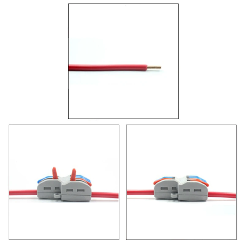 Wire Connector SPL-42 62 82 Universal Compact Splitter Lamp Wiring Cable Connector Push-in Conductor Terminal Block