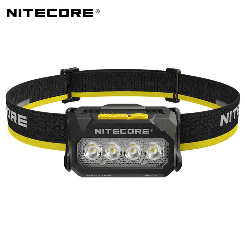 NITECORE HA27 UHE modulaire AAA-koplamp 3 kleurtemperaturen 800 lumen led-koplamp met HLB1500 batterij voor nachtelijke hardlopen en kamperen