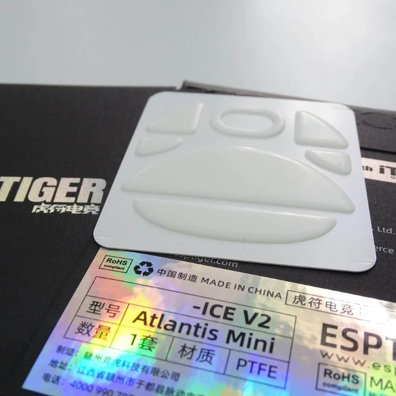 1 パック Ice V2 バージョン Esptiger ゲーミングマウス足ステッカー マウスグライドカーブエッジ交換用 ミニマウス