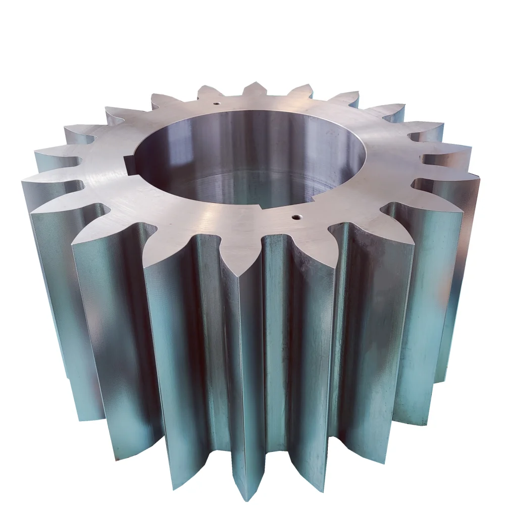 W34CrNiMo6 OEM Large Module Gear Forged Steel Transmission Spur Large Gear