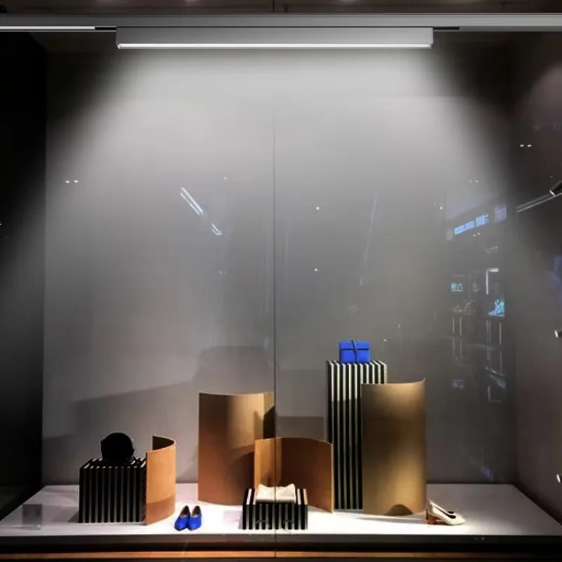 

Dc 24V 8W Jewelry Cabinet Led Lighting Mini Magnetic Track Flood Light