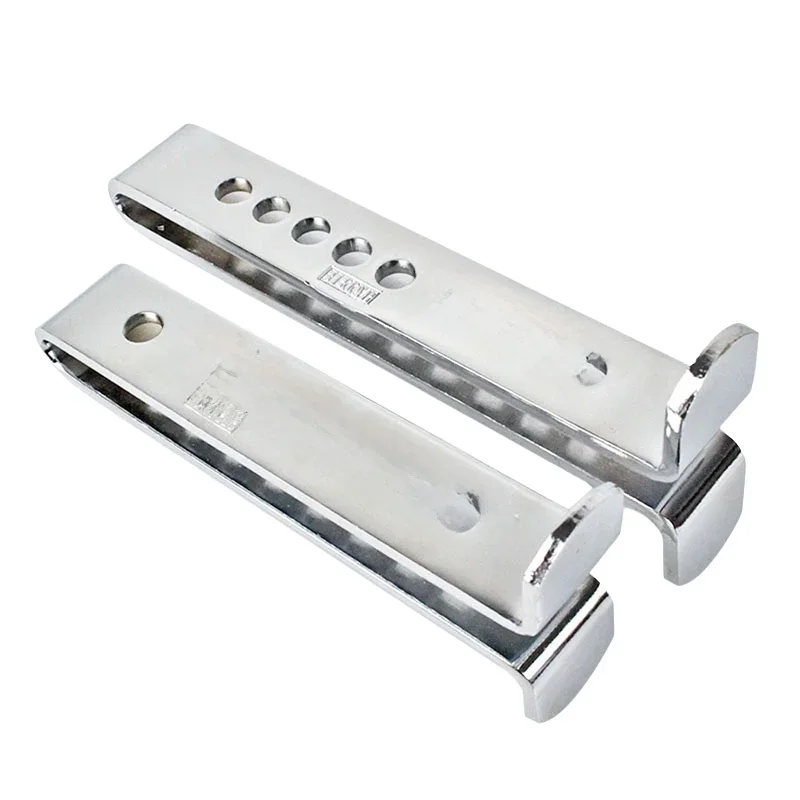 Universal Stainless Steel Car Anti-Theft Lock - 8/9 Holes, Fits Clutch/Brake/Throttle & Steering Wheel, Secure Most Vehicles
