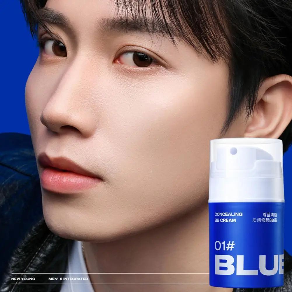 50g Men BB Cream Revitalising Nourishing Concealer Long Tools Lasting Makeup Foundation Waterpro Facial Cream Brightening P1E6