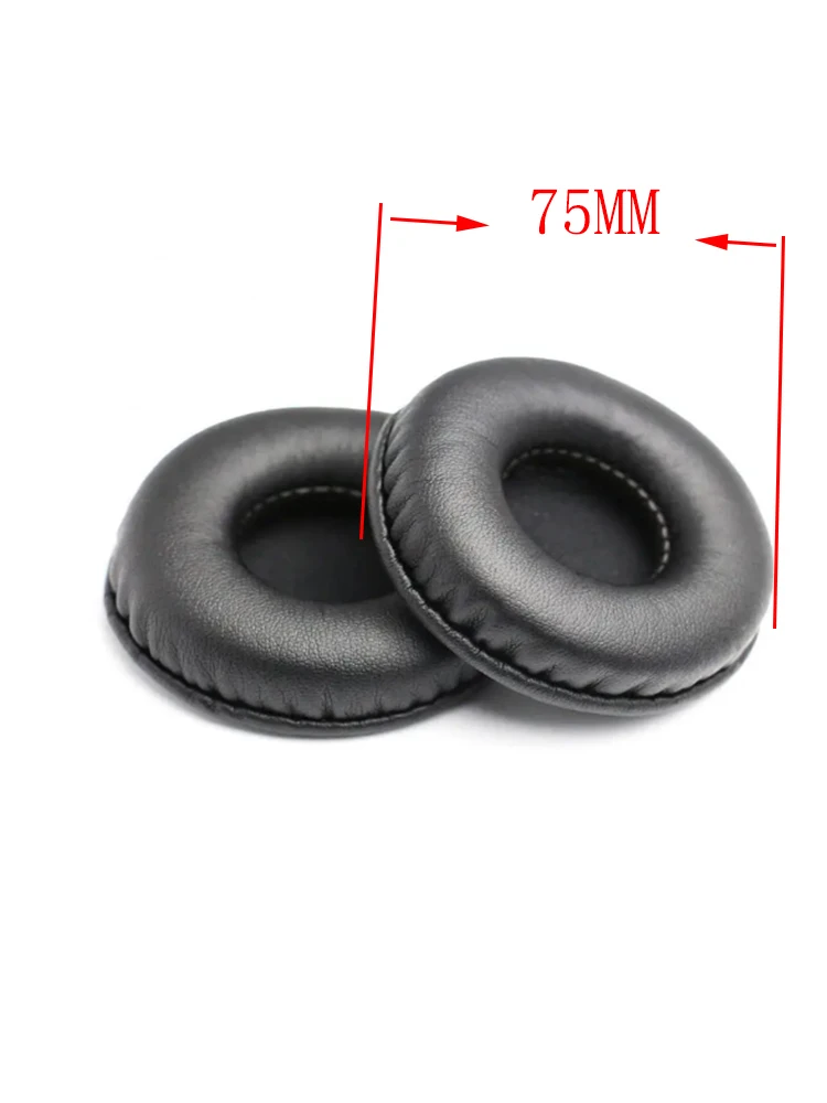 Ohrpolster für Kopfhörer, Schwamm, Leder, Schaumstoffkissen, 40 mm, 50 mm, 55 mm, 60 mm, 65 mm, 70 mm, 75 mm, 80 mm, 85 mm, 90, 95 100, 105 mm, 110 mm