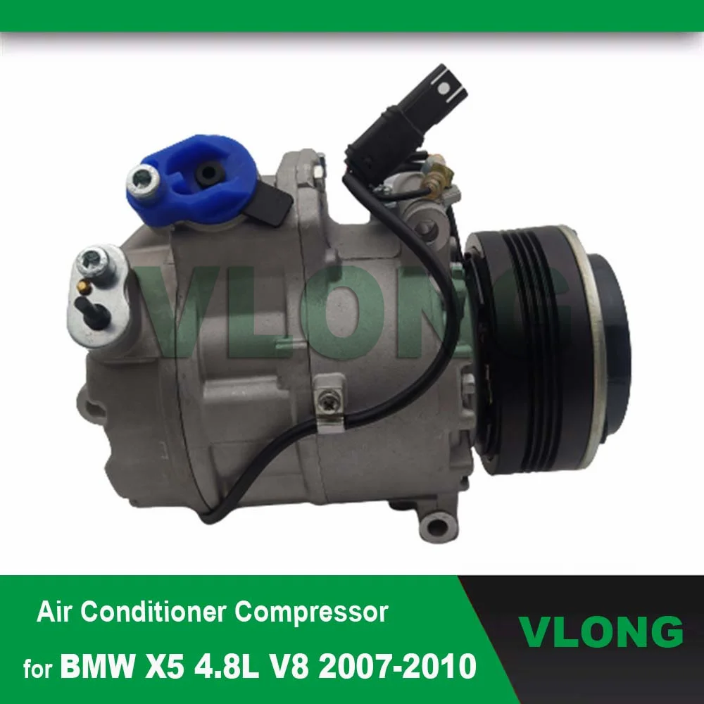 CSE717AC Air Conditioning Compressor For BMW X5 4.8L V8 2007 2008 2009 2010 64509121760 64529185144 64529195975 2022213AM 98448