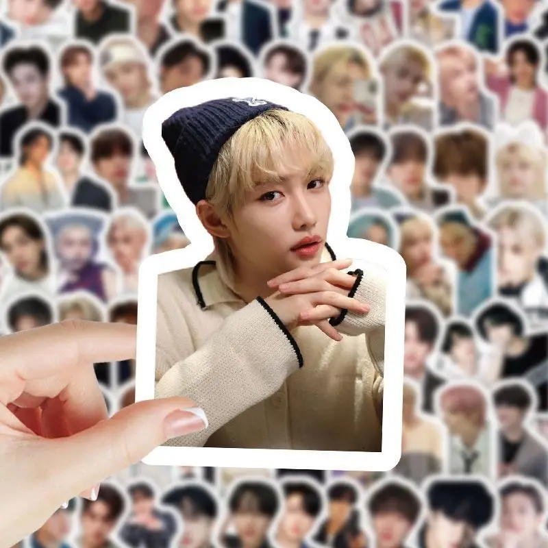 102 قطعة المعبود الكورية الضالة المعبود ملصقات فيليكس Hyunjin Seungmin Bangchan مقاوم للماء هان تشانغبين لي تعرف I N ملصقات صناعة يدوية هدية