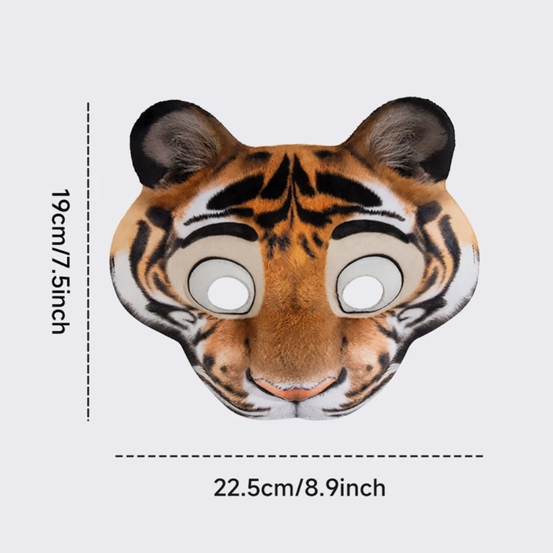 Reusable EVA Animal Masks Costume Accessories Kids Birthday Party Celebration