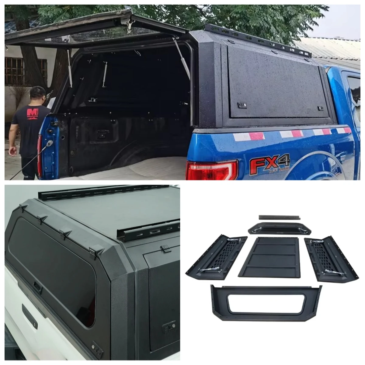 

Алюминиевый тент-кунг для пикапа 4x4, аксессуары для кемпинга, жесткий верх для двухкабинного грузовика Changan Hunter F70 2025 2024 2023