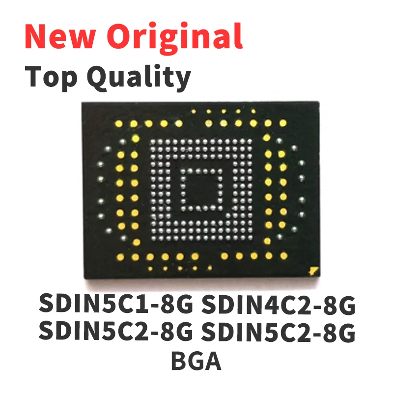 (1 Pcs) SDIN5C1-8G SDIN4C2-8G SDIN4C1-8G SDIN5C2-8G BGA New Original Chip