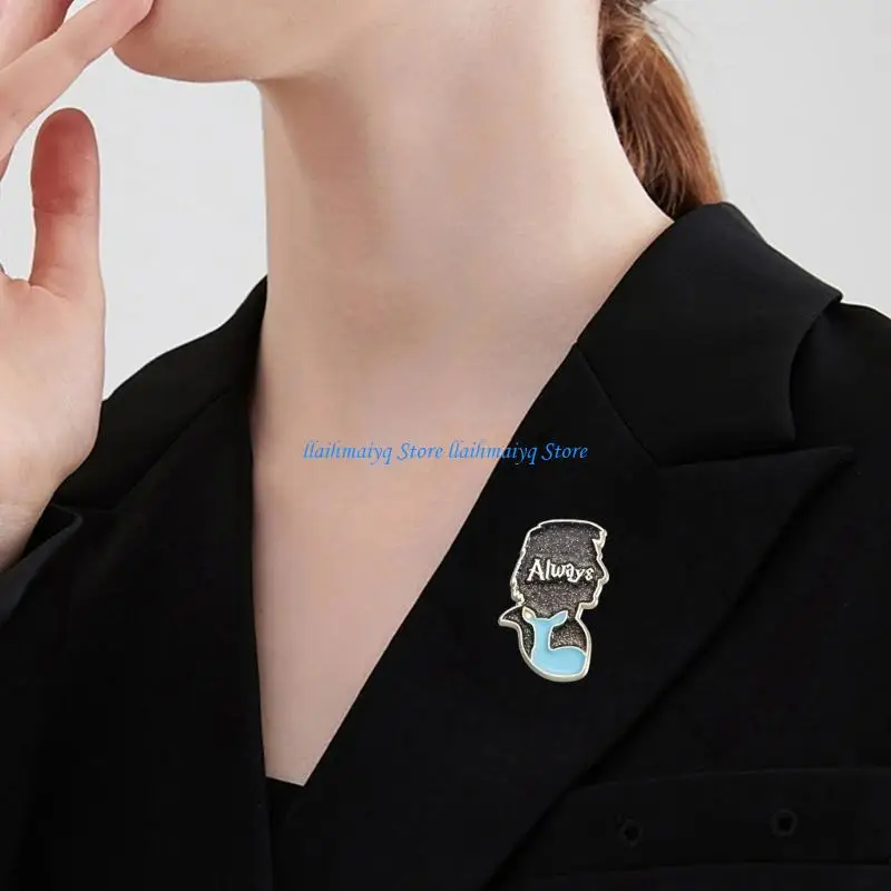 

573B Innovative Pins with Geometric English Text for Fashion Forward Individuals