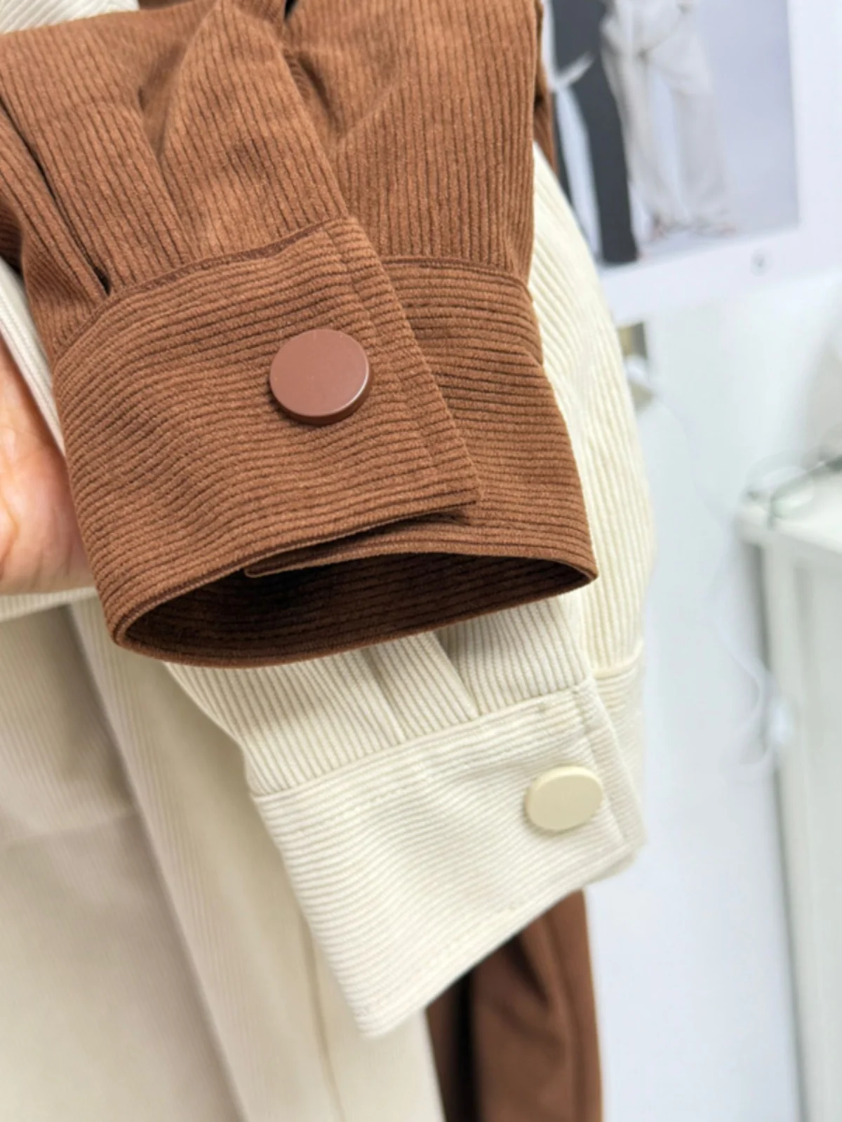 Deluest Vintage Flannel irt Coat Thiened Loose Fit Classic Collar k Striped Casual Outerwear Women's Premium Quali