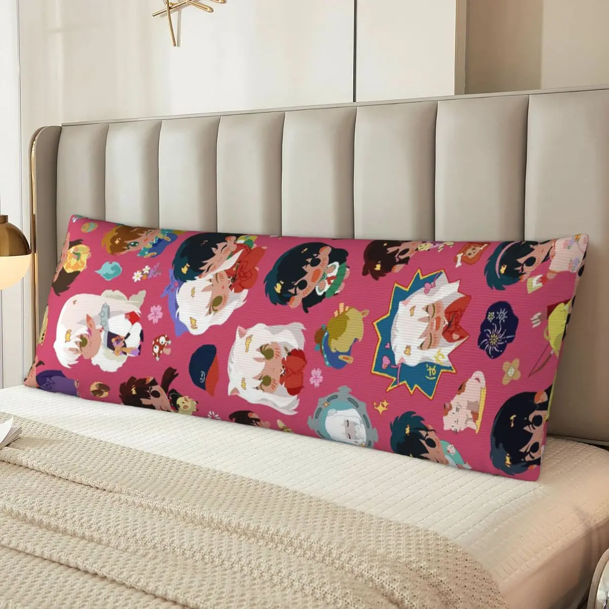Manga Kimono Inuyasha Sesshomaru funda de almohada rectangular funda de cojín decoración de poliéster dormitorio comodidad para el hogar almohada
