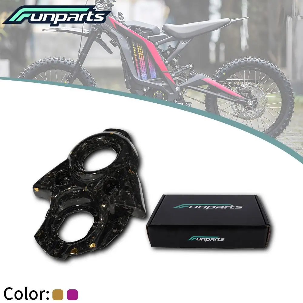 

Аксессуары для мотоциклов Funparts, декоративная крышка с центральным управлением, углеродное волокно для SurRon S X, электронного велосипеда, грязевого пит-байка