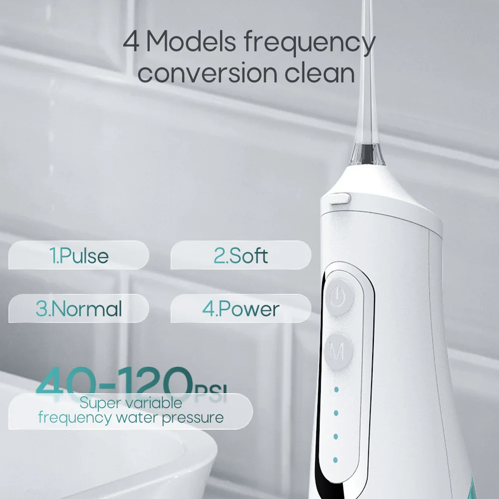 Oral Irrigator Cheap Wholesale IPX7 2 in 1 Water Flosser Electric Toothbrush Home Travel Oral Irrigator Water Jet Flosser