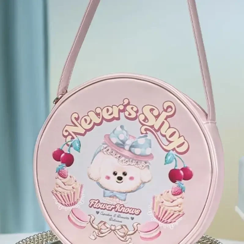 Flower Knows Nevers Shop Series Pink Color Cosmetic Bag Coin Purse