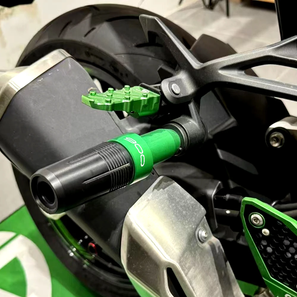 

Подходит для Kawasaki Z900 Z900 2017-2024, слайдер выхлопной системы мотоцикла, защита от падения, рама, слайдер, аварийная накладка двигателя