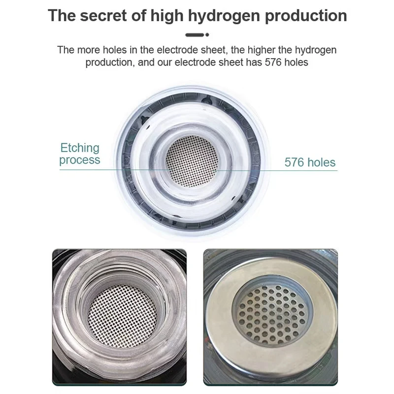 SPE PEM Tech مولد زجاجة مياه الهيدروجين 5000ppb كوب ماء غني بالهيدروجين المحمولة اليابان زجاجة مياه شعبية غنية بالهيدروجين #6