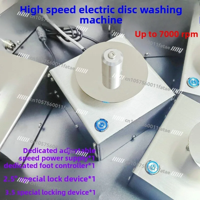 Data Recovery Disc Cleaning Holder, Disc Locking Tool, Electric Disc Washer Scratch Cleaning
