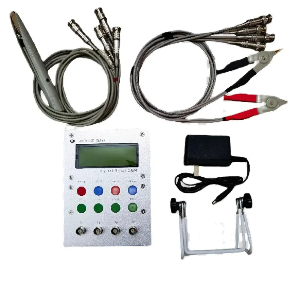 XJW01 LCR digital bridge tester 0.3 accuracy tester resistance, inductance, capacitance, ESR Meter, finished Metal case