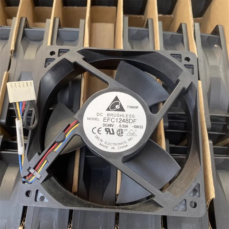 

Free shipping original 12CM 12032 48V 0.33A EFC1248DF 12cm four wire server inverter cooling fan