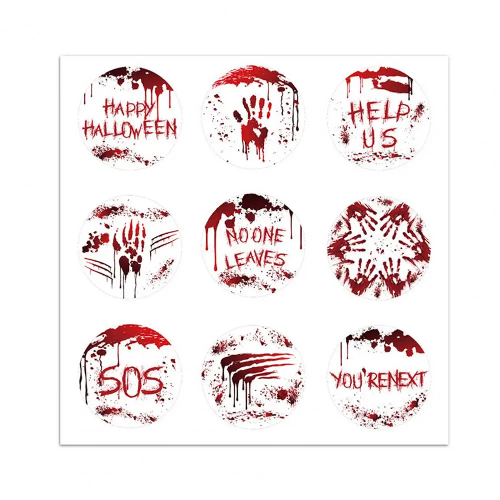 حقيبة تخزين الحلوى مع ملصقات ، أكياس حلوى الهالويز الزخرفية ، أكياس معالجة ورقية صغيرة ، خدعة أو حلوى ، لوازم الحفلات ، مجموعة واحدة #5