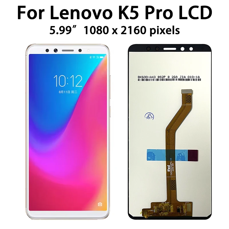5.99' AAA+ Ekran LCD do Lenovo K5 Pro L38041, Panel Dotykowy, Digitizer, Zestaw do Naprawy, Części Zamienne do Wyświetlacza K5Pro — zdjęcie produktu 3