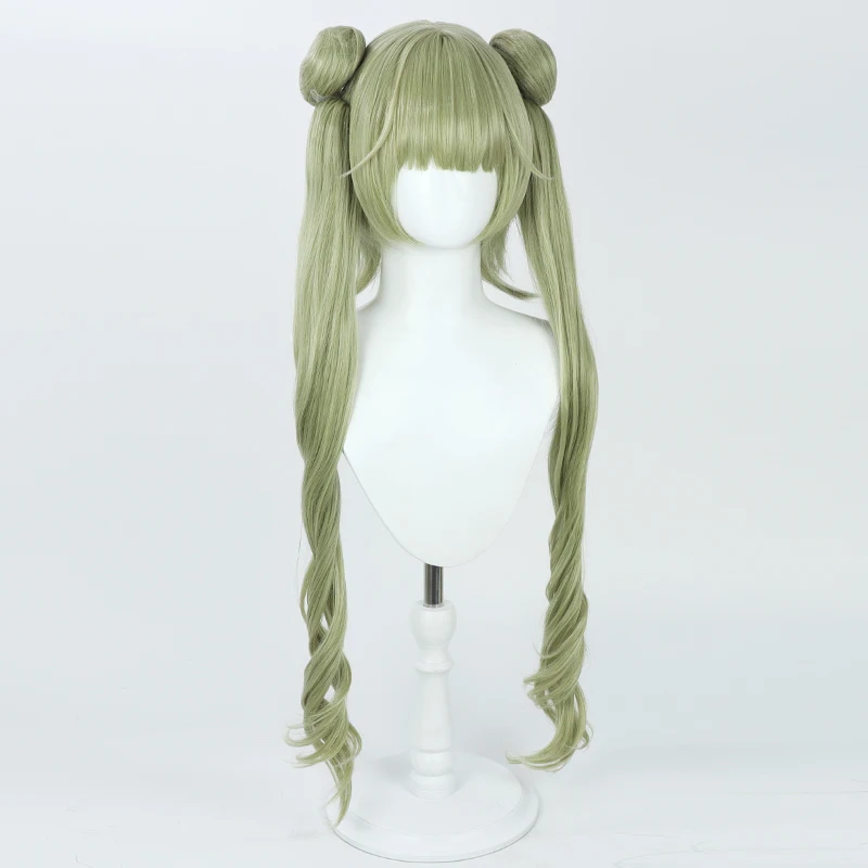 Virtual YouTube Vtuber Lisa Cosplay Wig Halloween Carnival Party Props Synthetic Hair Heat Resistant Fiber + Wig Cap