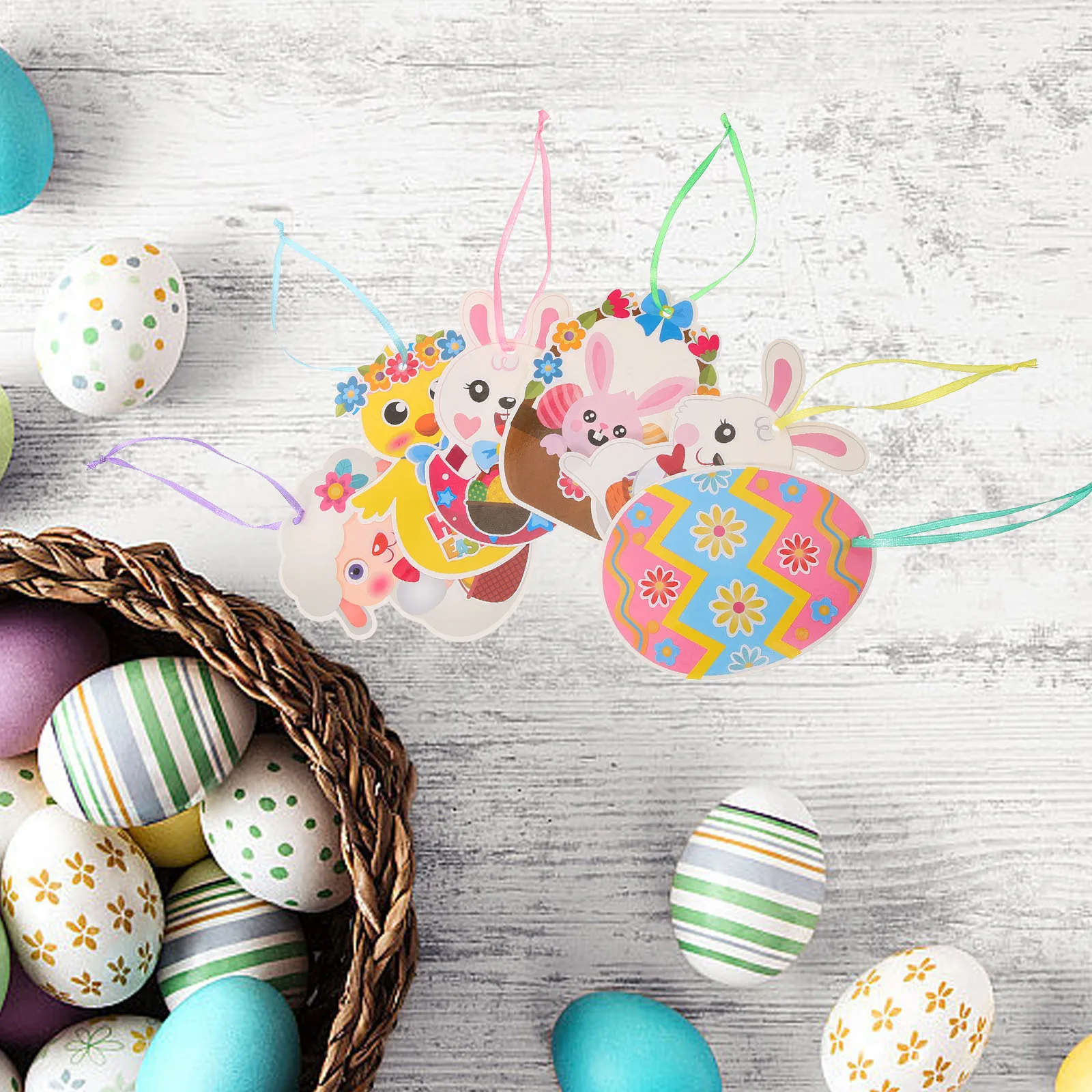 

1 комплект, наклейка для пасхальной карты «сделай сам», набор сцены, мультяшное яйцо, украшения, ремесла, сувениры для вечеринки, художественные проекты ручной работы, креативный подарок