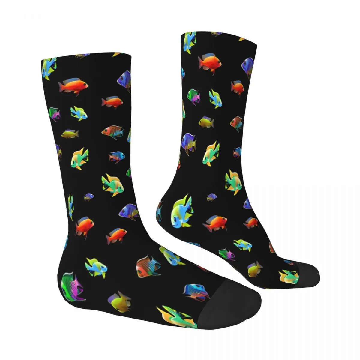 Cichlid Fish Africa Socks Male Mens Women Summer Stockings Hip Hop