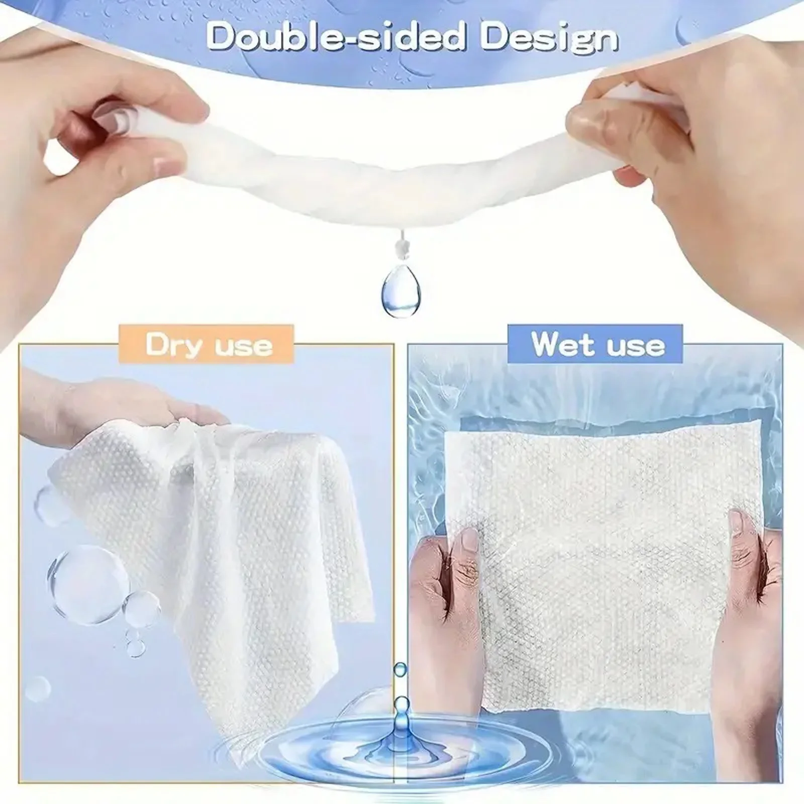 Household disposable towels clean clean - super soft cotton to wash face, enhance cleansing and remove makeup