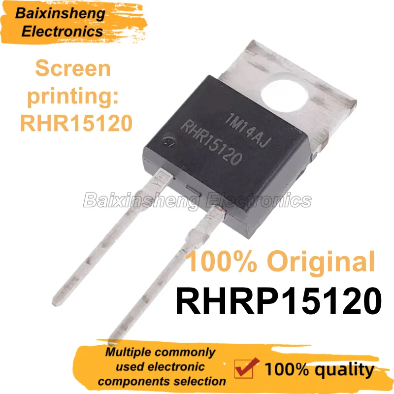 

10/30/50 шт. 100% оригинал RHRP15120 Трафаретная печать: RHR15120 15120 15A1200V TO-220-2PIN Диод быстрого восстановления