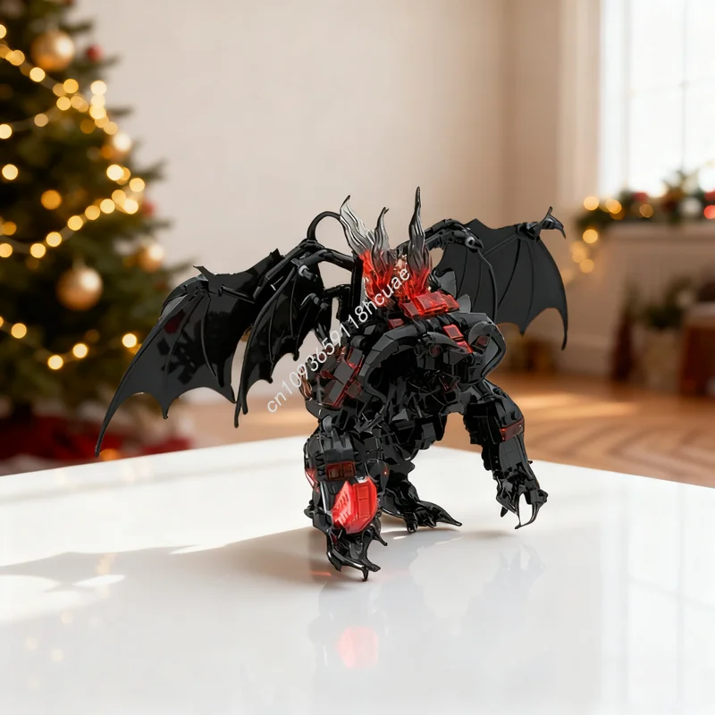 

573 шт. MOC Balrog Morgoth Хоббит и Лорд модель строительные блоки архитектура DIY творческий рождественский подарок идея игрушки кирпич дети
