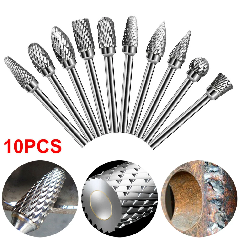 

Engraving Drill Bits Grinding Burr Drill Bit Small Spaces Multi-functional Drill Bit Storage Portability Straight Air Grinder