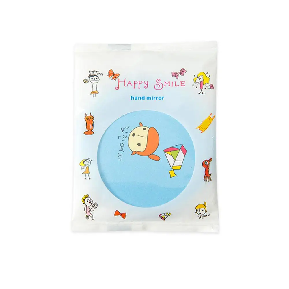 Dog Cartoon Makeup Mirror Sweet Strawberry Panda Cosmetic Style Tool Small Daily Letter Korean Mirror Ins Round F6N5