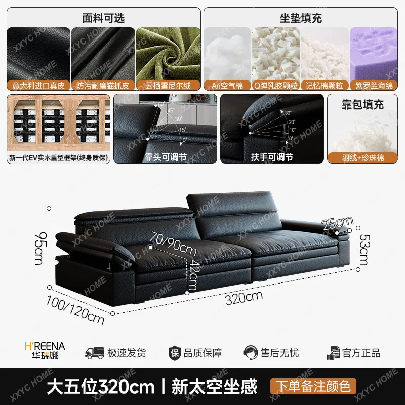 LJYLeather Lazy Outdoor Sofa Sectional Bedroom Lounge Armchair Living Room Sofas Nordic Relaxing Sillon Cama Garden Furniture