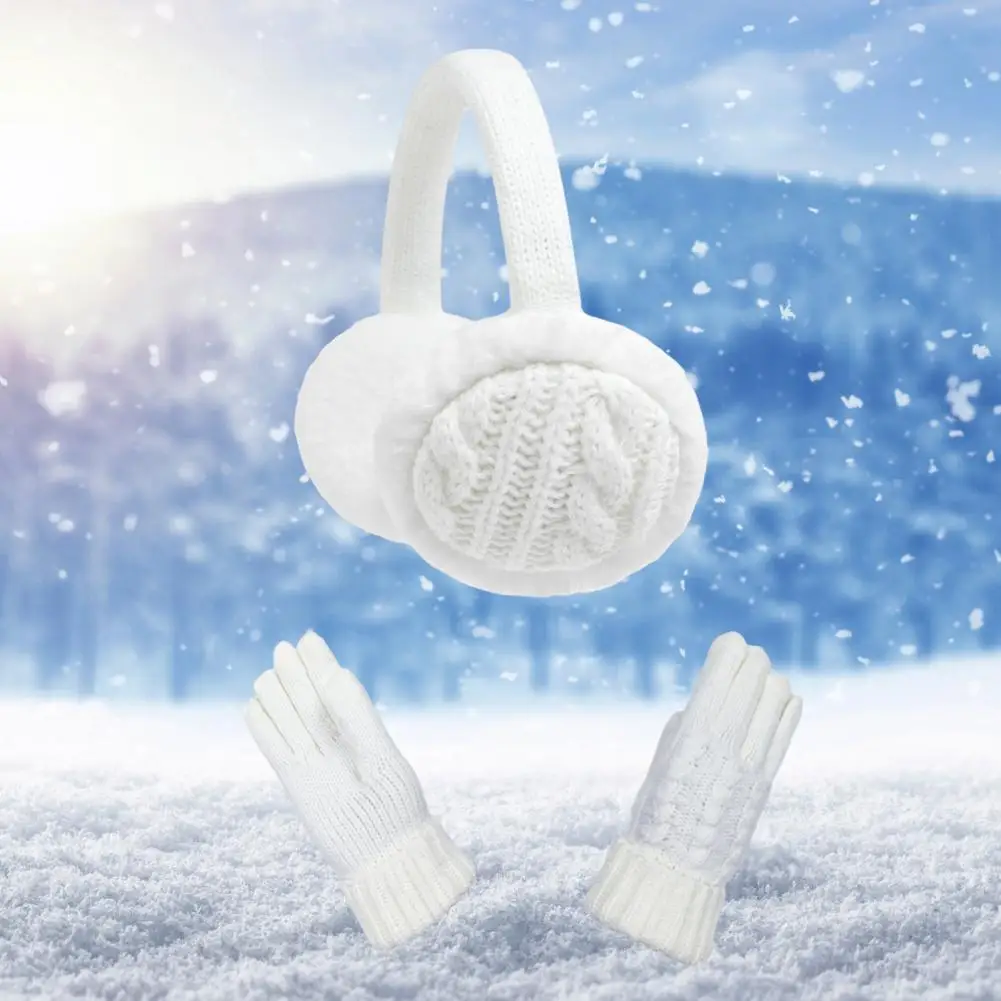 قابل للتعديل عقال غطاء للأذنين الاطفال الشتاء غطاء للأذنين مجموعة للأنشطة الخارجية سميكة أفخم تدفئة الأذن ل 2-12 للأطفال