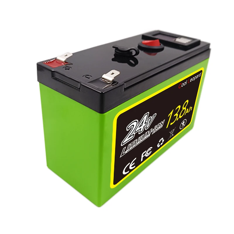 18650 Lithium Battery 24V 13800mAh Built-In BMS Box USB+DC Is Used For LED Lamps And Outdoor Mobile Power Supply.