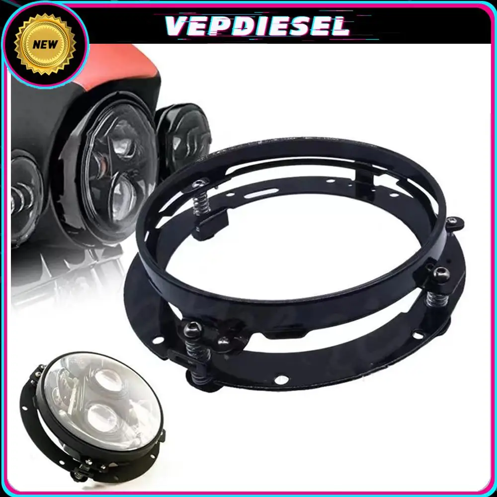 7 Inch Universal Round LED Headlight Mounting Bracket Ring For Car Jeep Volkswagen Vocho Metal Headlight Torque Base