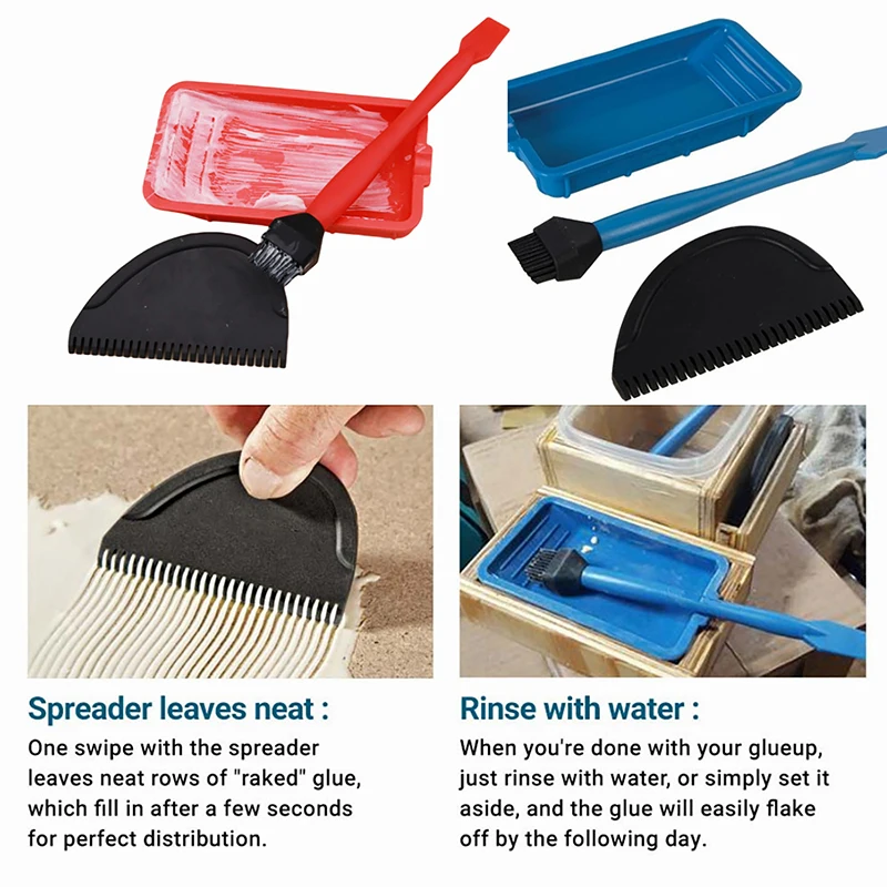 مجموعة غراء السيليكون، فرش السيليكون، مجموعات أدوات توزيع غراء النجارة #1