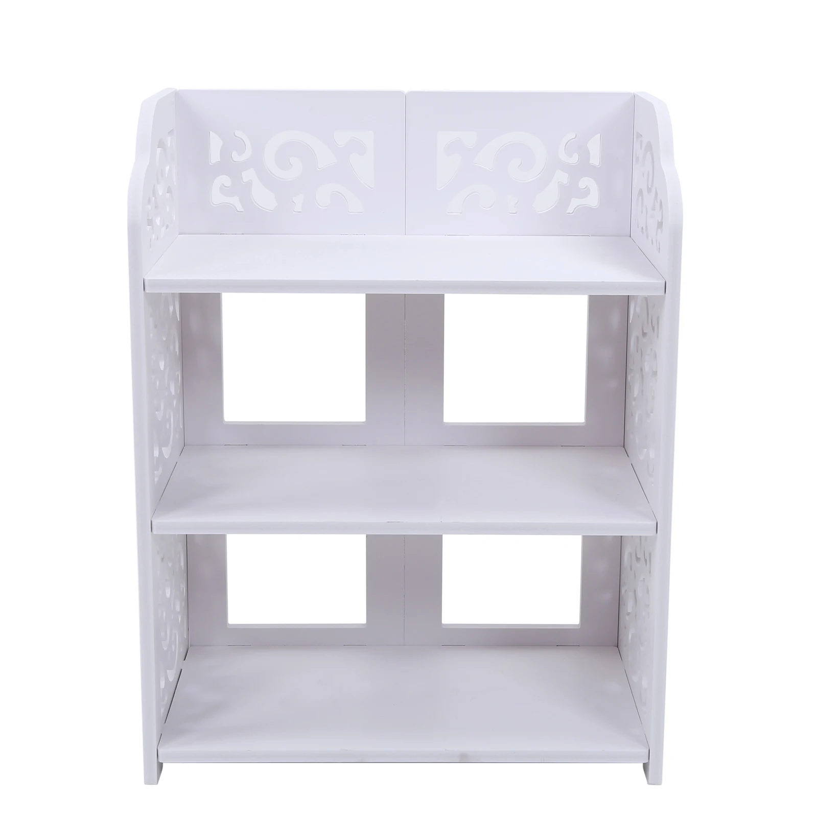 

3 Tiers White Hollow Out Shoe Rack Stand Storage Organiser Shelf 60cm Hollow Shoe Rack Household Supplies Shoe Holder Shoe Shelf